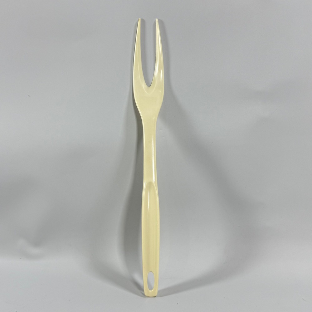 VTG Foley Meat Fork Kitchen Utensil Cream Nylon MCM Retro Serving Tool 10.5 In